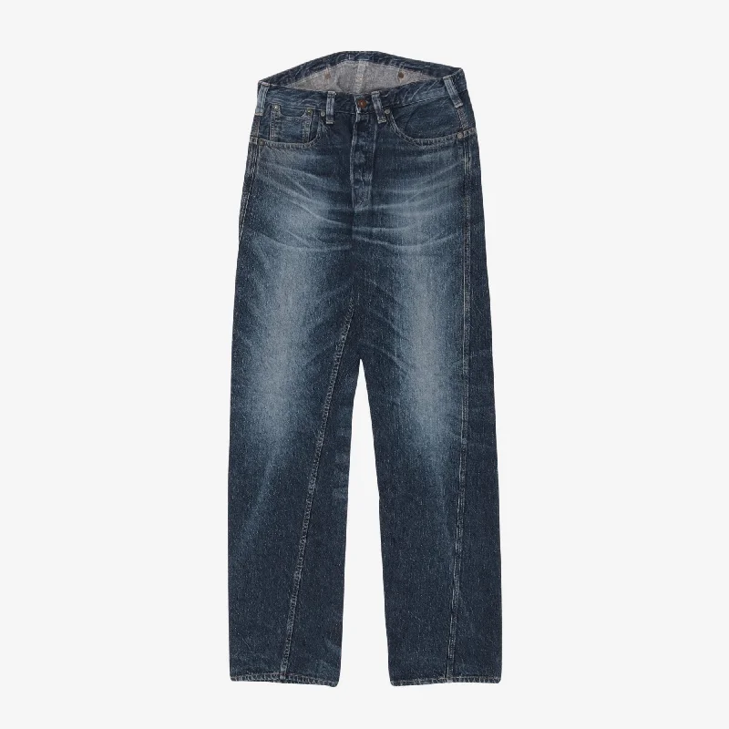 Hellers Cafe Selvedge Denim Polished Men's Silk