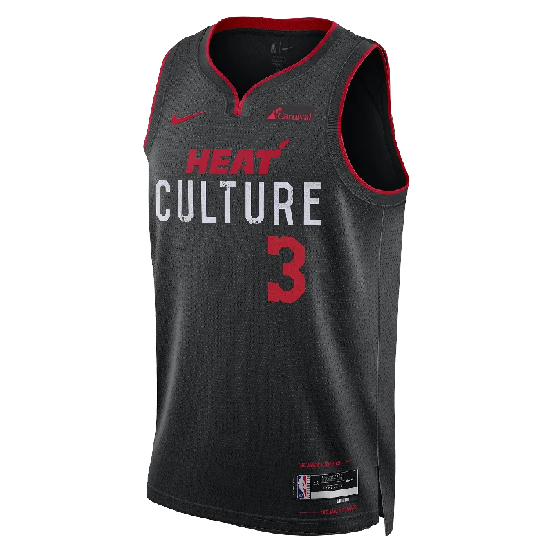 Dwyane Wade Nike HEAT Culture Youth Swingman Jersey Elegant Men's Formal 