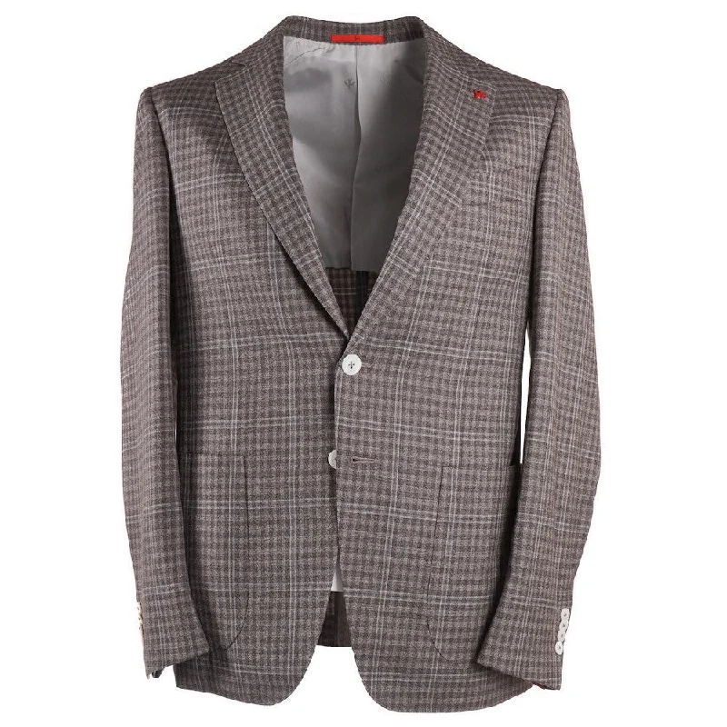 Isaia Super 140s Wool Sport Coat Streetwear Style