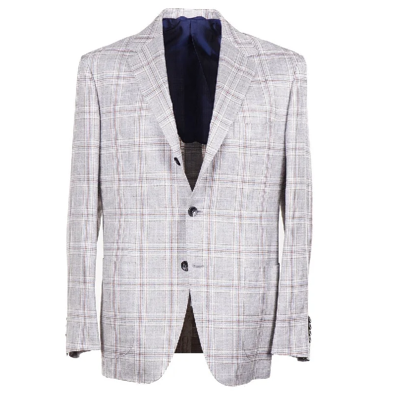 Sartorio Wool-Silk-Linen Sport Coat Luxurious Men's High