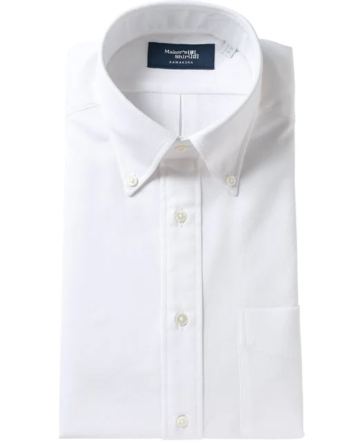 TOKYO SLIM FIT -  Button Down Dobby Unique Men's Patch