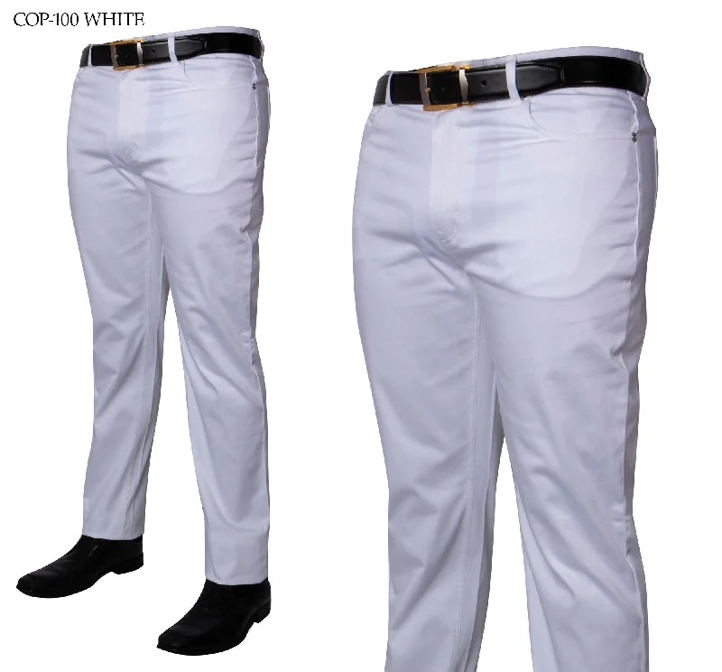 Stretch Denim Jeans | White Sophisticated Men's 