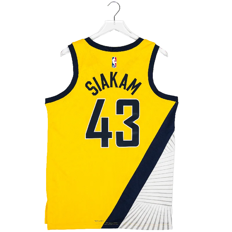 Adult Indiana Pacers #43 Pascal Siakam Statement Swingman Jersey by Jordan Cool Men's Skate