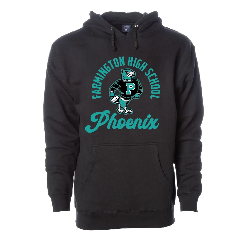 Farmington High School Phoenix Retro Hoodie Lumberjack