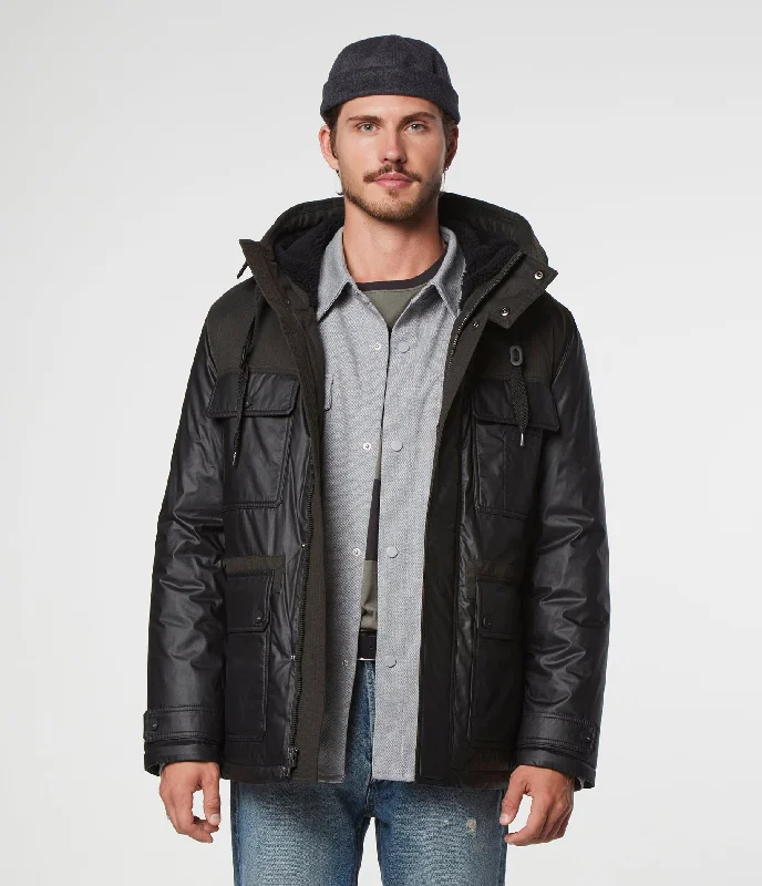 Harrigan Parka With Sherpa Hood Refined Men's Velvet