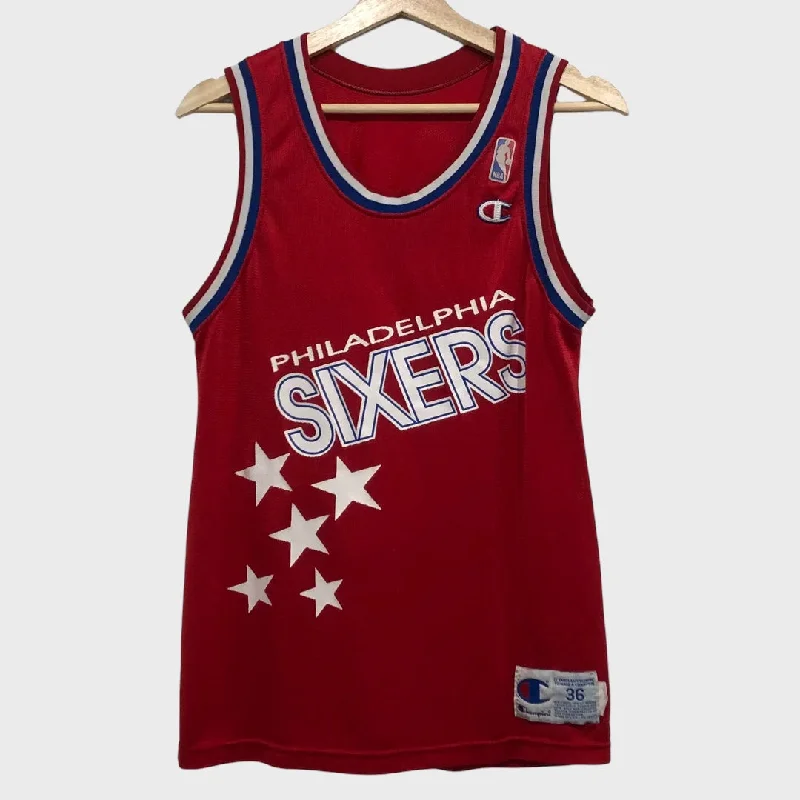 Vintage Philadelphia 76ers Jersey S Rugged Men's Outdoor 