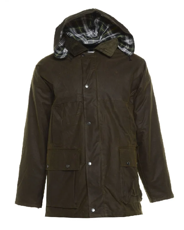 Bronte Wax Cotton Jacket Trendy Men's Bucket