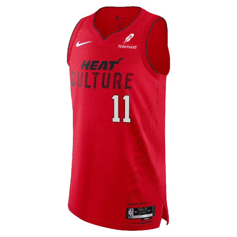 Jaime Jaquez Jr. Nike HEAT Culture: Blood Red Authentic Jersey Elegant Men's Formal 