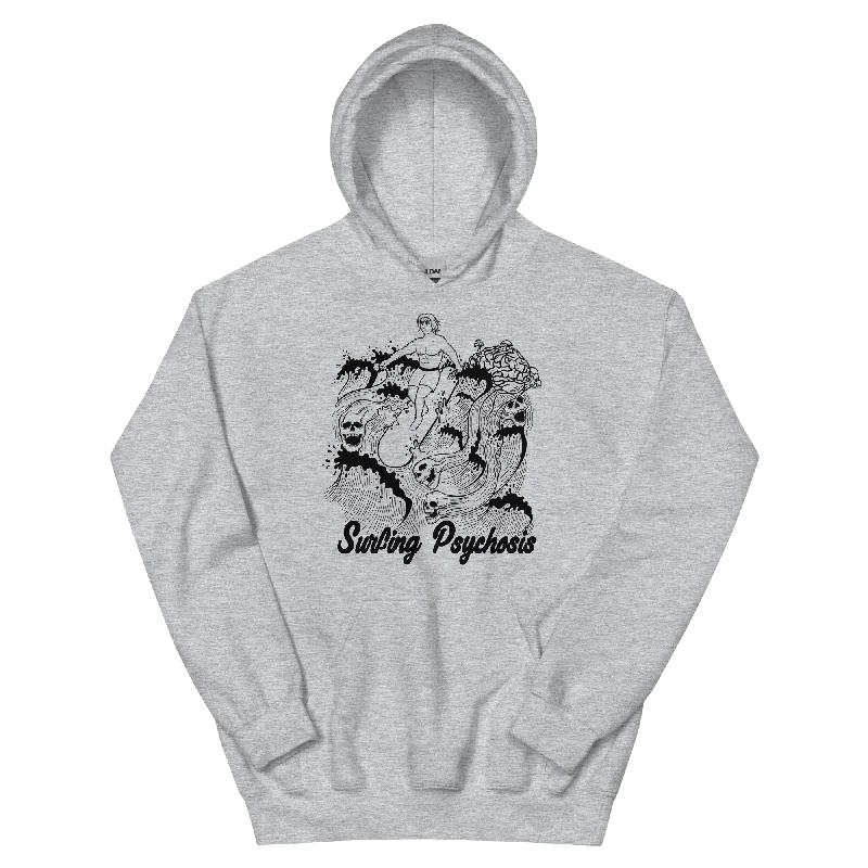 Surfing Psychosis Graphic Hoodie Adventure