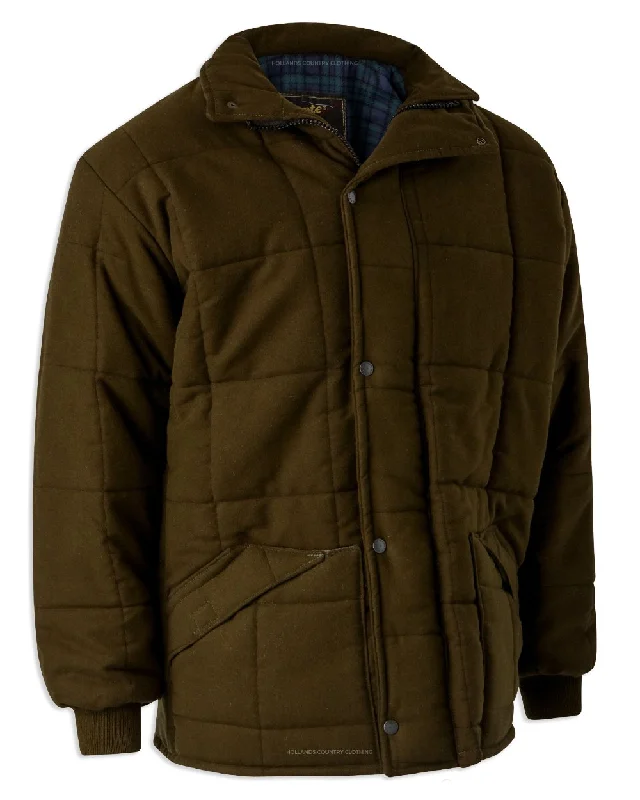 Bronte Quilted Moleskin Jacket Elegant Men's Cashmere