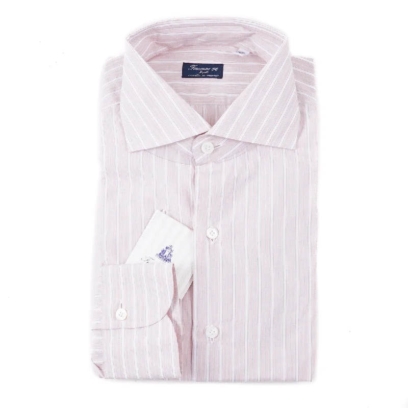 Finamore Lightweight Cotton Dress Shirt Lumberjack