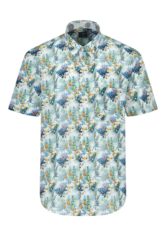 Leo Chevalier Short Sleeve Shirt Relaxed Men's Australian 