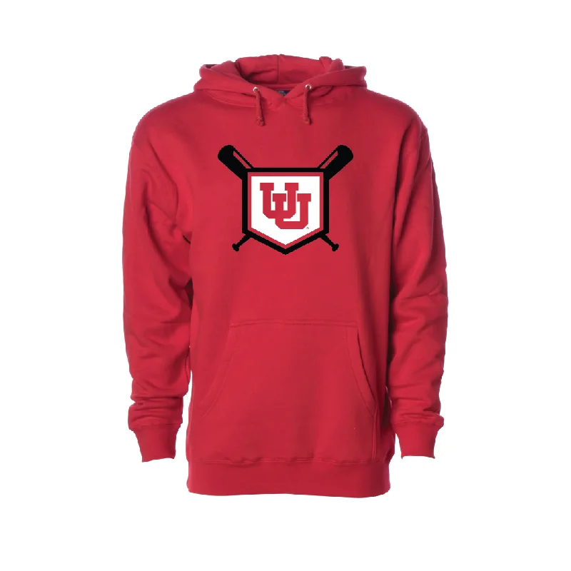 Utah Baseball  Embroidered Hoodie Athletic Men's High