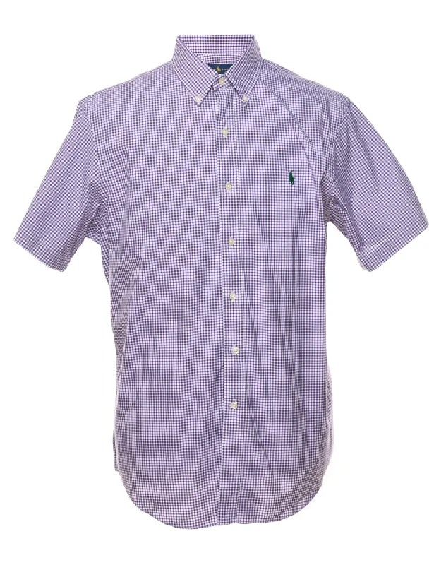 Ralph Lauren Checked Shirt - L Minimalist Men's Casual 