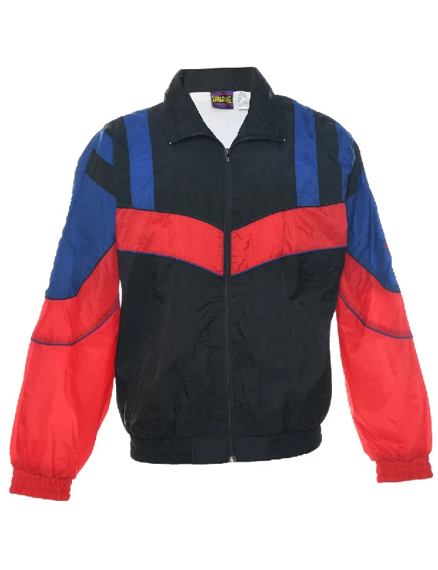 Colour Block Nylon Jacket - M Sharp Men's Italian