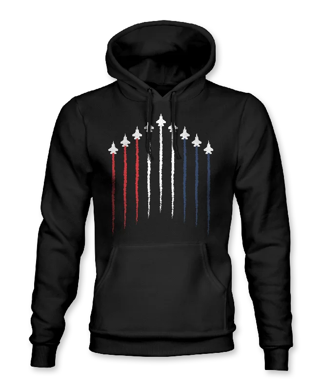 USA Plane Hoodie Bold Men's Animal