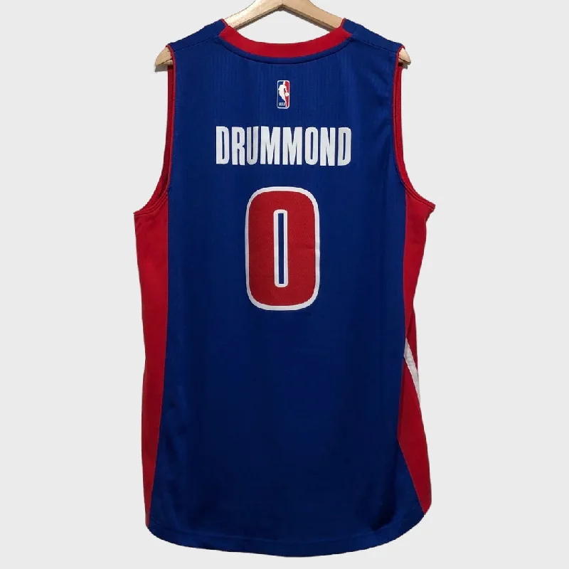 Andre Drummond Detroit Pistons Jersey XL Confident Men's High