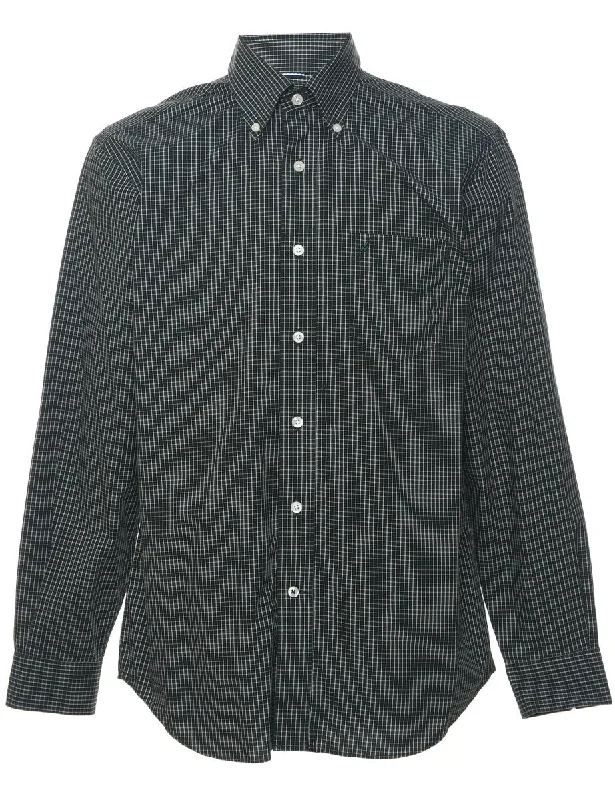 Nautica Checked Shirt - M Relaxed Men's Beach