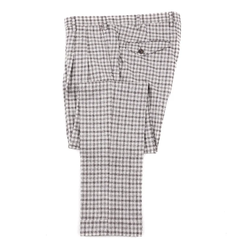 Marco Pescarolo Wool Dress Pants Bold Men's Animal