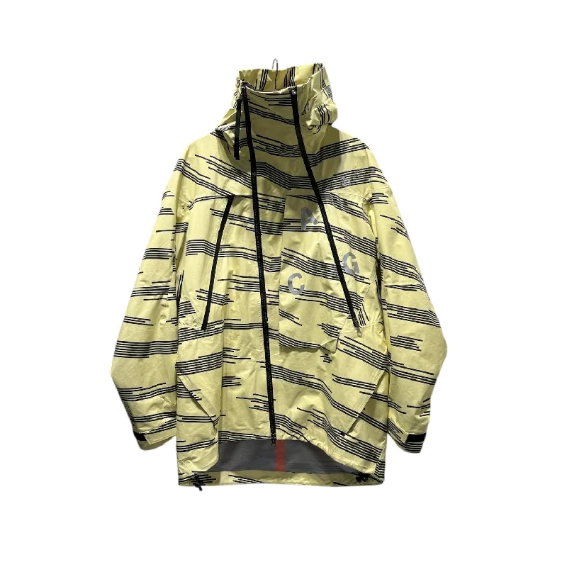 NIKE ACG/Windbreaker/XL/Polyester/IVR/All Over Print/Nikelab ACG Alpine Jkt Elegant Men's Cashmere