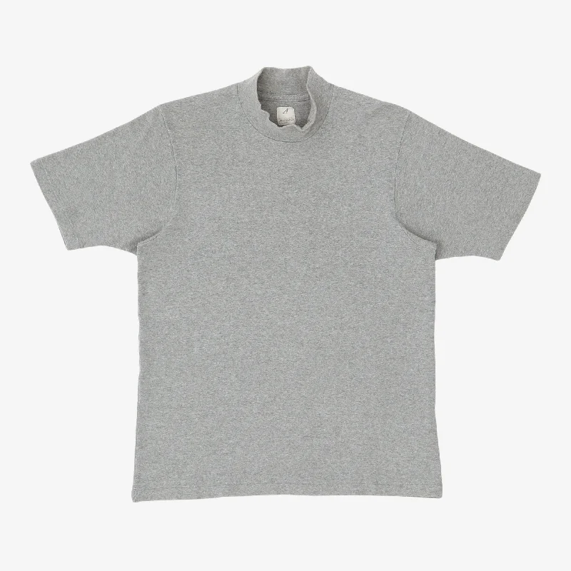 Mock Neck Tee Earthy Men's Sustainable 