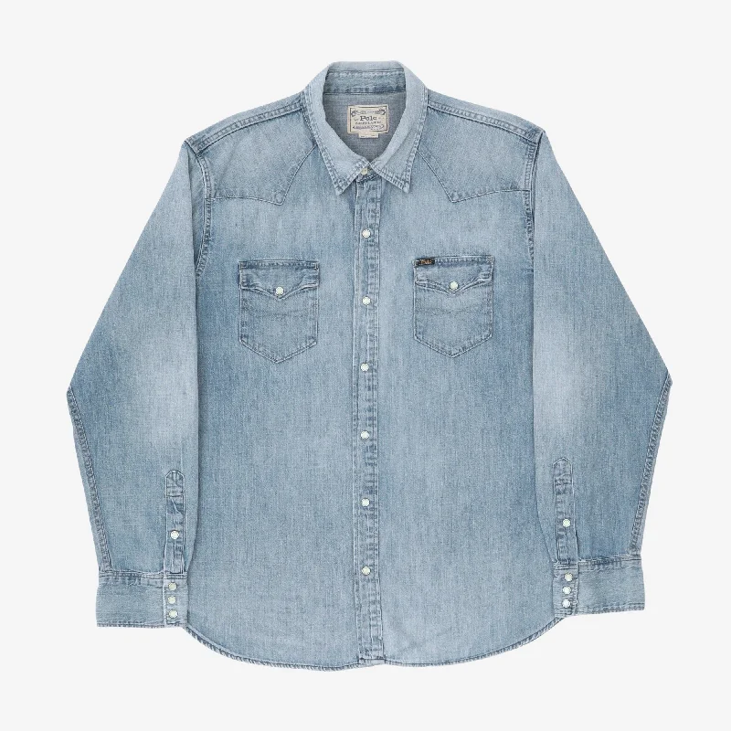 Denim Western Shirt Street