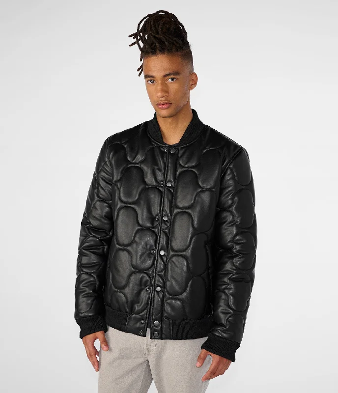 Light Weight Quitled Puffer Bomber Refined Men's European