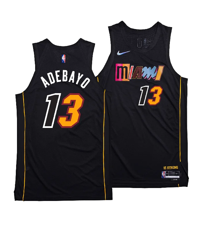 Bam Adebayo Nike Miami HEAT Mashup Youth Swingman Jersey - Player's Choice Practical Men's Quick