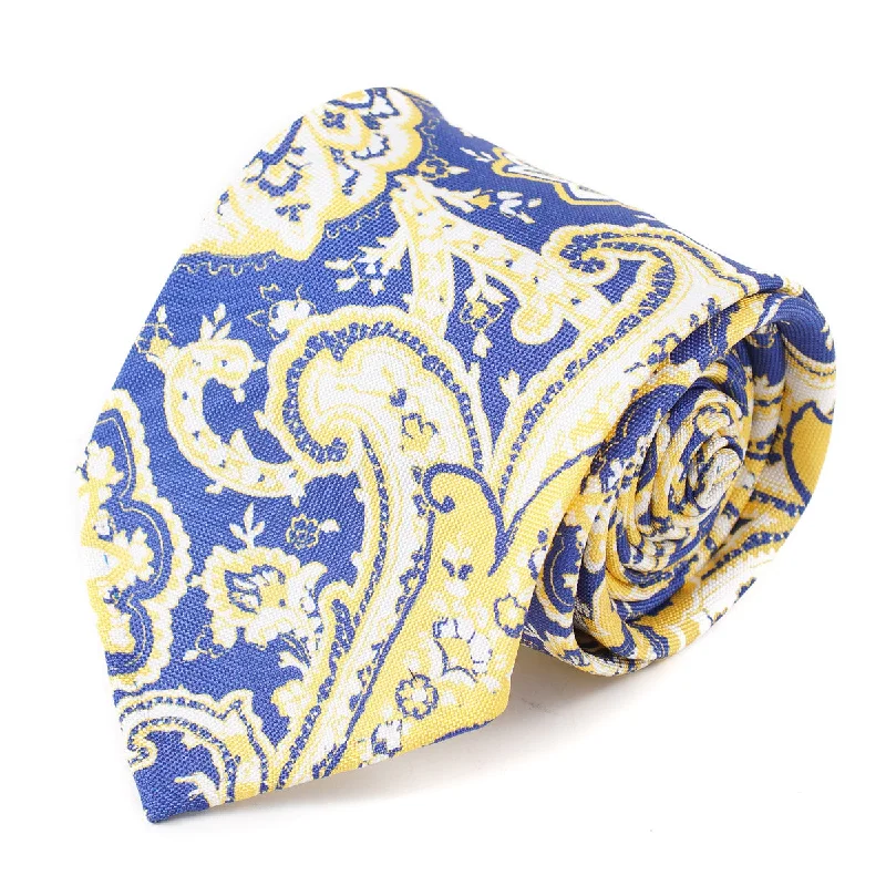 Sartorio Unlined 7-Fold Silk Tie Traditional Men's Country