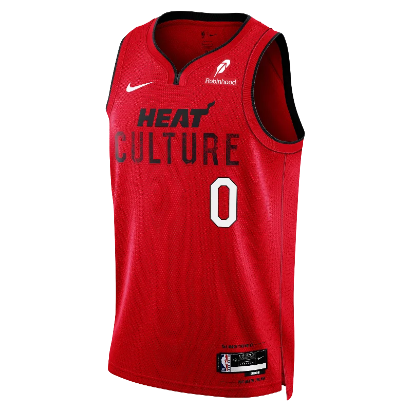 Josh Richardson Nike HEAT Culture: Blood Red Swingman Jersey Modern Men's Geometric