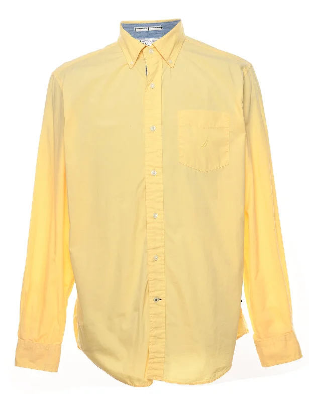 Nautica Yellow Smart Shirt - M Luxurious Men's High