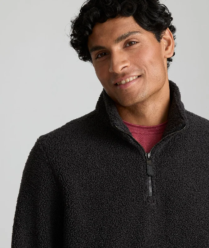 Sherpa Quarter-Zip Sweater Tailored