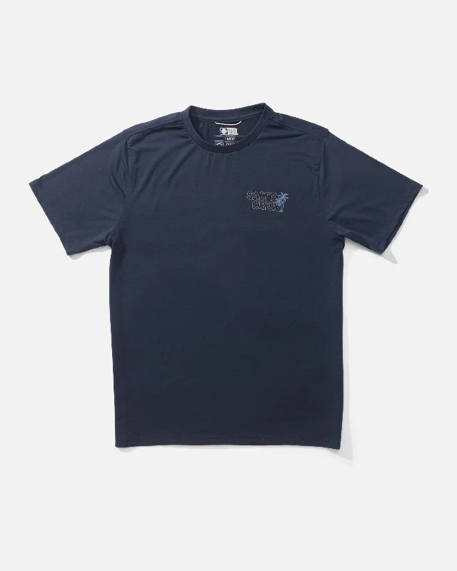 Aframe Crossover Tech Tee - Navy Refined Men's Classic 