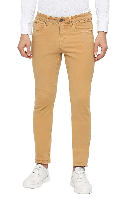 Drift Fit Cotton Stretch Jeans Monochromatic Office Style