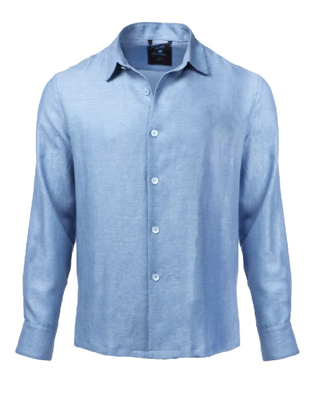 Light Blue Overshirt Cozy Men's Sherpa