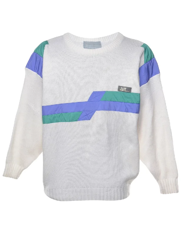 White Jumper - L Bold Men's Animal