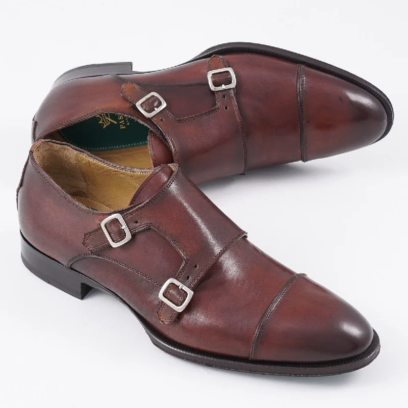 Pastori 'Remus' Monk Strap Dress Shoe Sophisticated Men's French