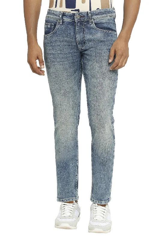 Blade Fit Stretch Jeans Unique Men's Patch