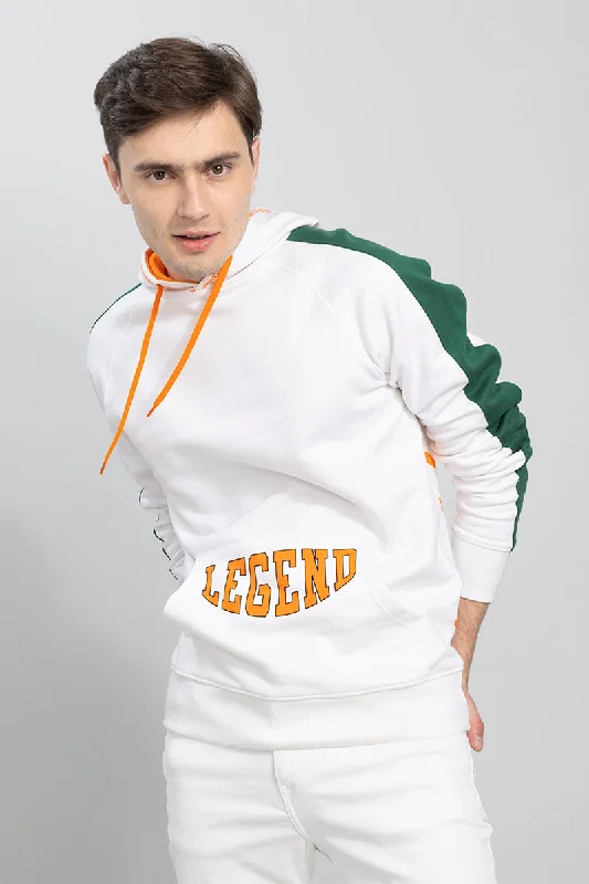 Legend White Hoodie British Gentleman Style