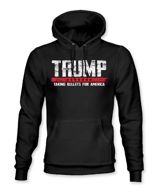 Taking Bullets For America Hoodie Artistic Men's Avant