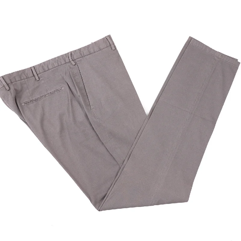 Boglioli Slim-Fit Woven Cotton Pants Laid