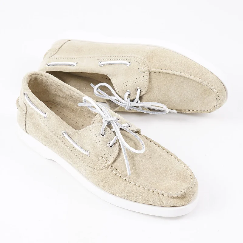 Sartorio Calf Suede Boat Shoes Hip Men's Urban