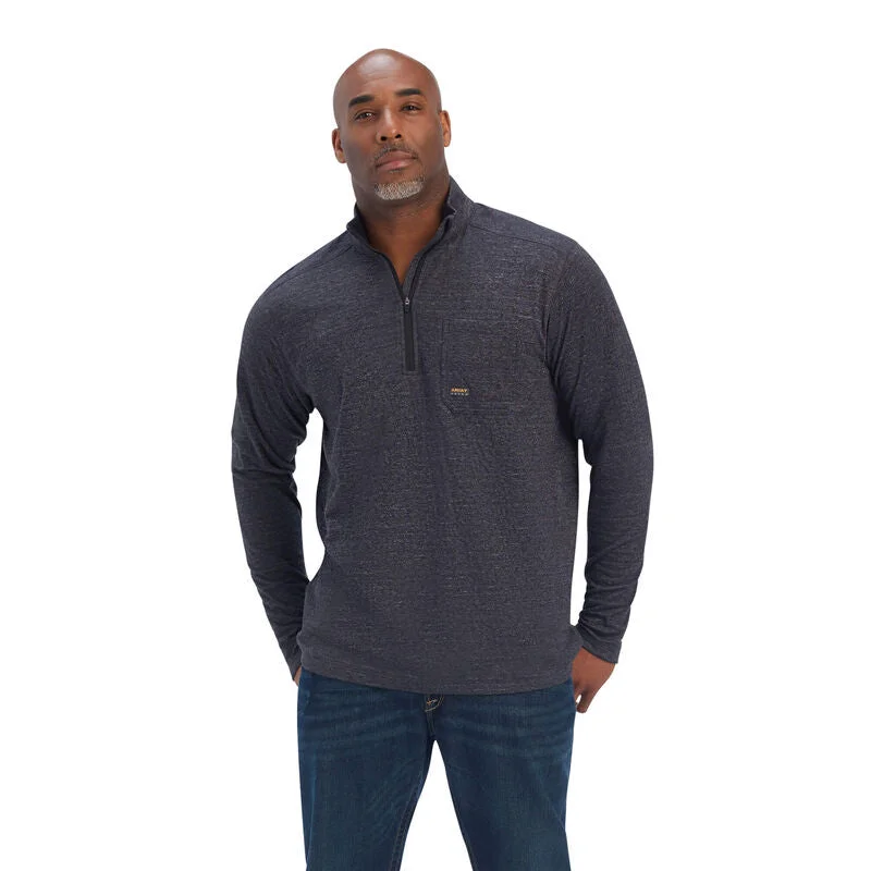 Ariat Rebar Foundation 1/4 Zip Shirt Sophisticated Men's French