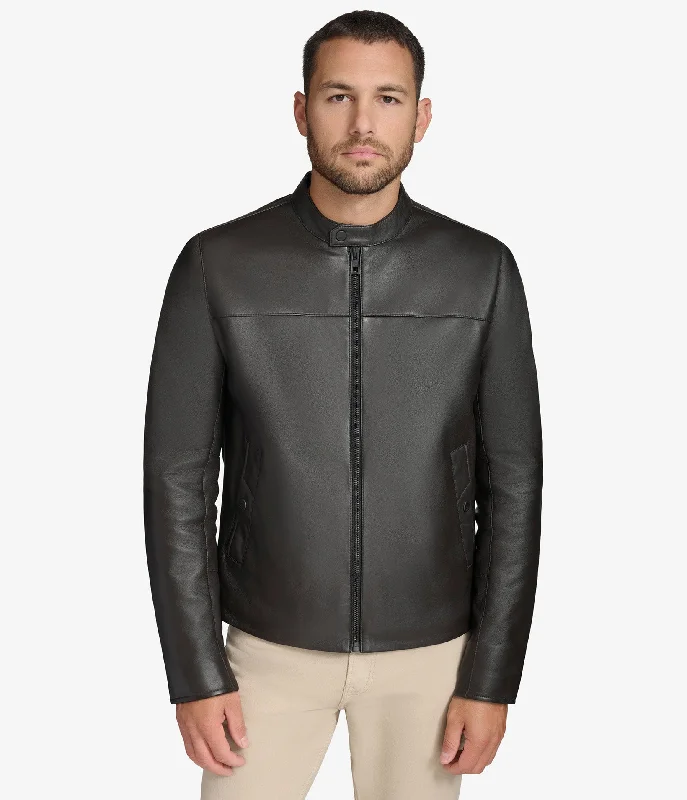 Maclister Leather Jacket Traditional Men's Country