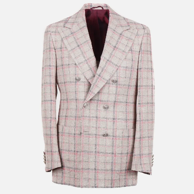 Sartorio Wool-Cotton-Linen Sport Coat Masculine Men's 