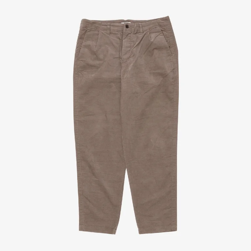 Brushed Cotton Trousers Hip Men's Retro