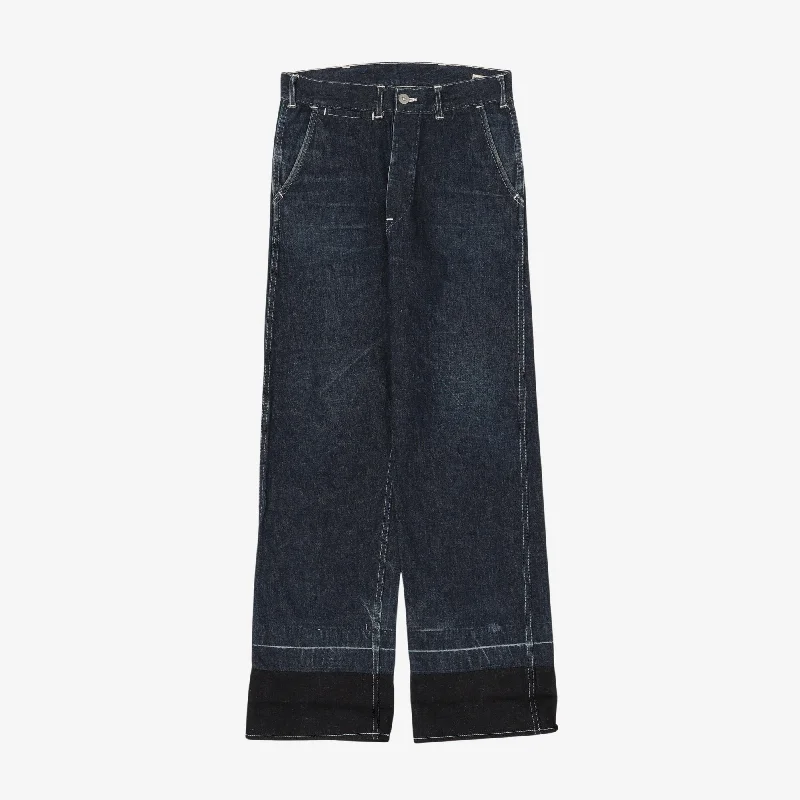 HC-063 Selvedge Denim Relaxed Men's Beach