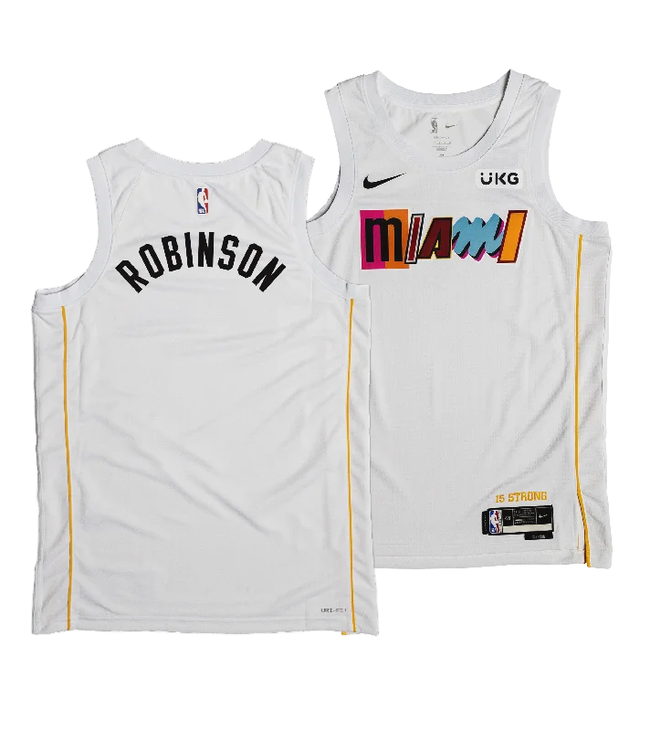 Duncan Robinson Nike Miami Mashup Vol. 2 Youth Swingman Jersey - Custom Number Style Laid