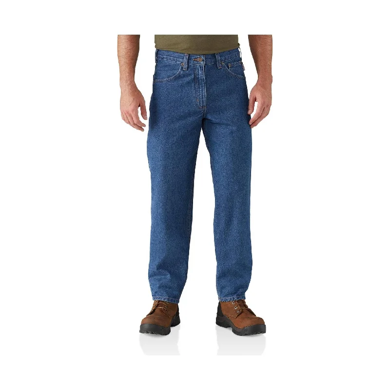 Carhartt Men's Relaxed Fit Tapered Leg Jean - Darkstone - ONLINE STORE CREDIT/EXCHANGE ONLY Elegant Men's Cashmere