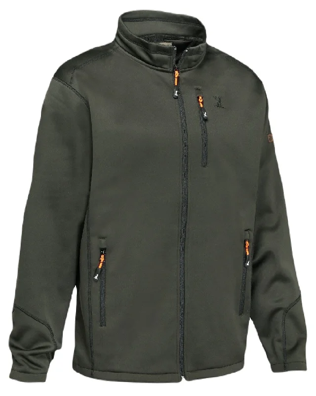 Percussion Zipped Softshell Jacket Relaxed Men's Beach